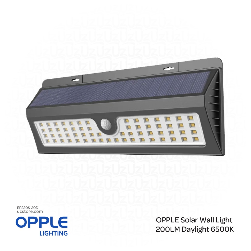 OPPLE LED Solar Wall Light 200LM , 6500K Day Light 705001015300