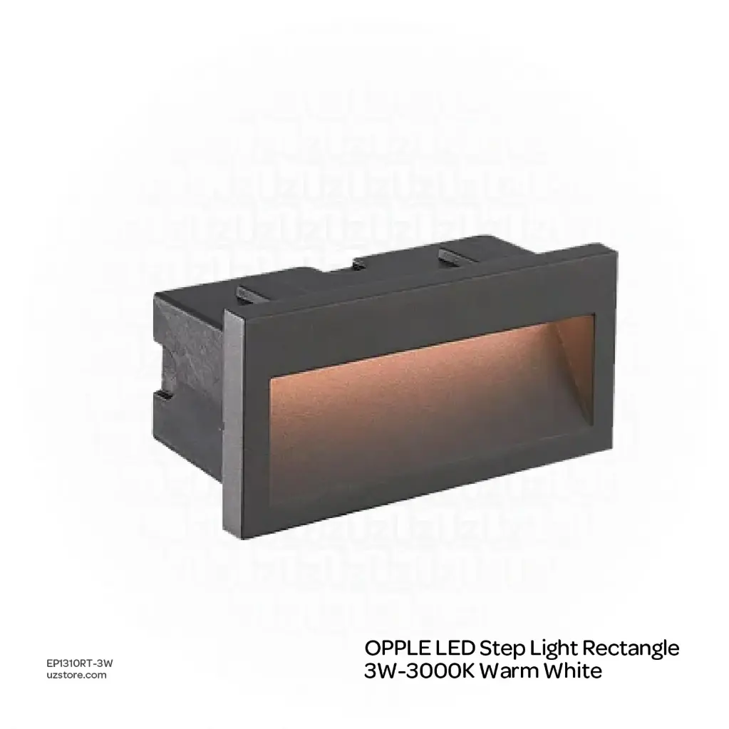 أوبل إضاءة درج ليد المستطيلة 3 واط 3000 كيلفن أبيض دافئ
701000001700 OPPLE LED IP65 E-RE140- BL-GP2 DZ