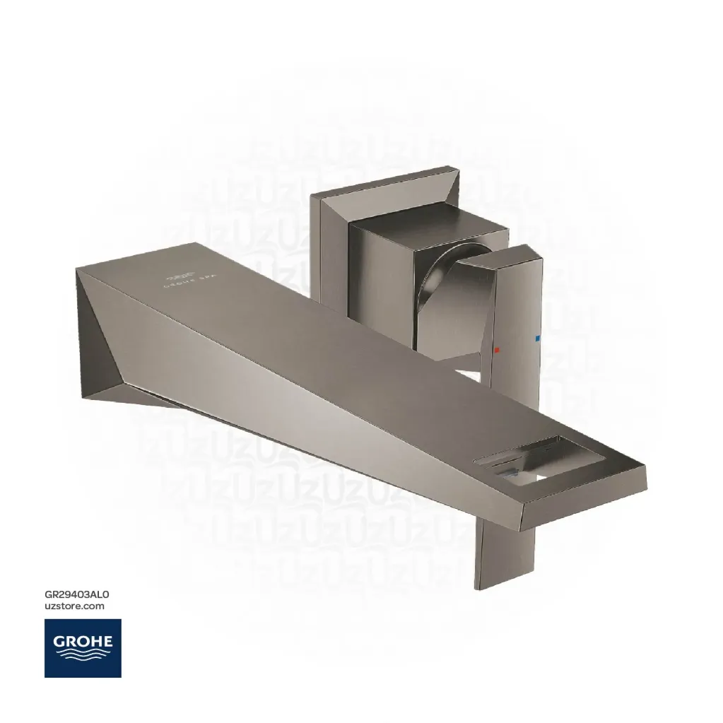 GROHE Allure Brilliant 2-hole basin mixer
L-Size , 29403AL0 , brushed hard graphite