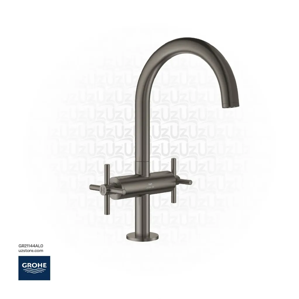 GROHE Atrio Single-hole basin mixer 1/2"
L-Size , 21144AL0 , brushed hard graphite