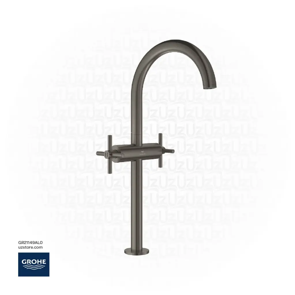 GROHE Atrio Single-hole basin mixer 1/2"
XL-Size , 21149AL0 , brushed hard graphite