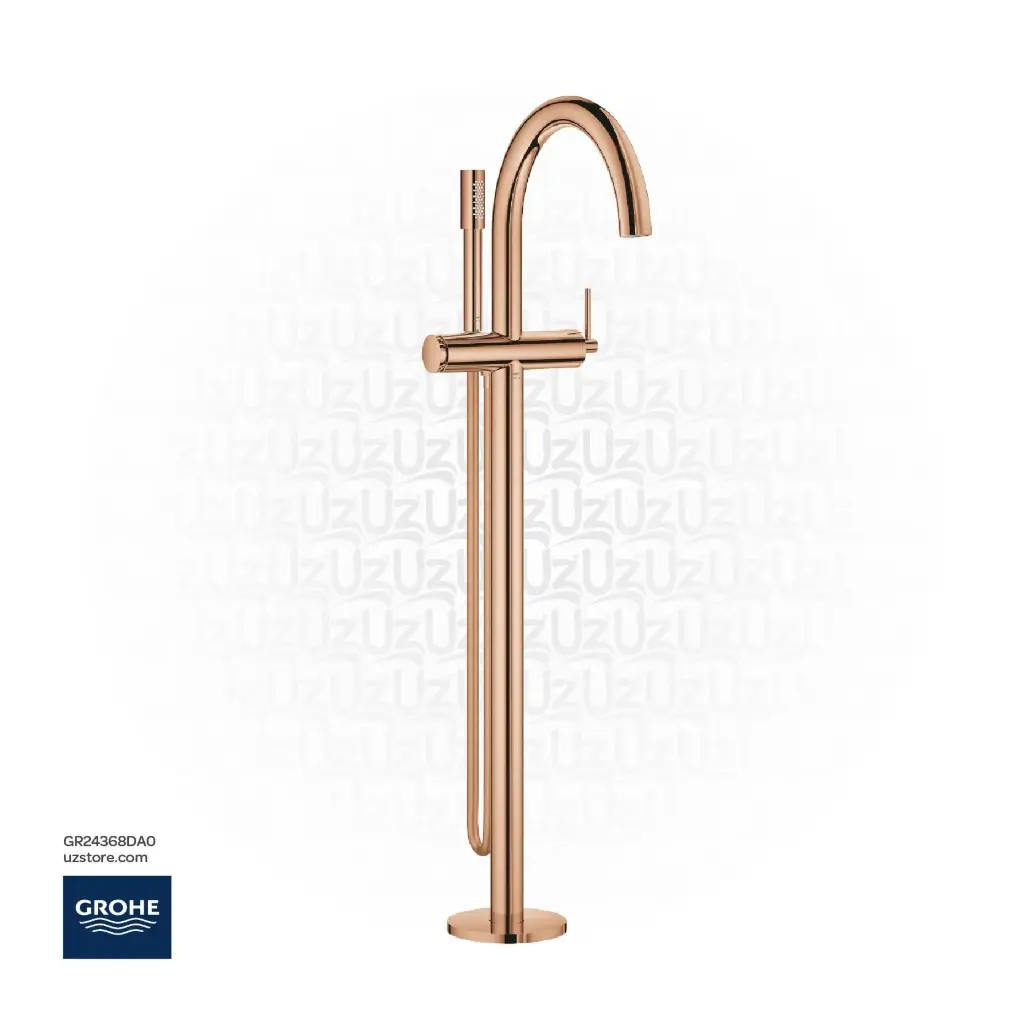 GROHE Atrio Single-lever bath mixer , floor mounted , 24368DA0 , warm sunset