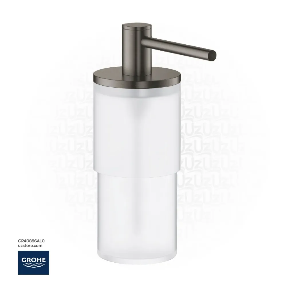 GROHE Soap dispenser , 40886AL0 , brushed hard graphite