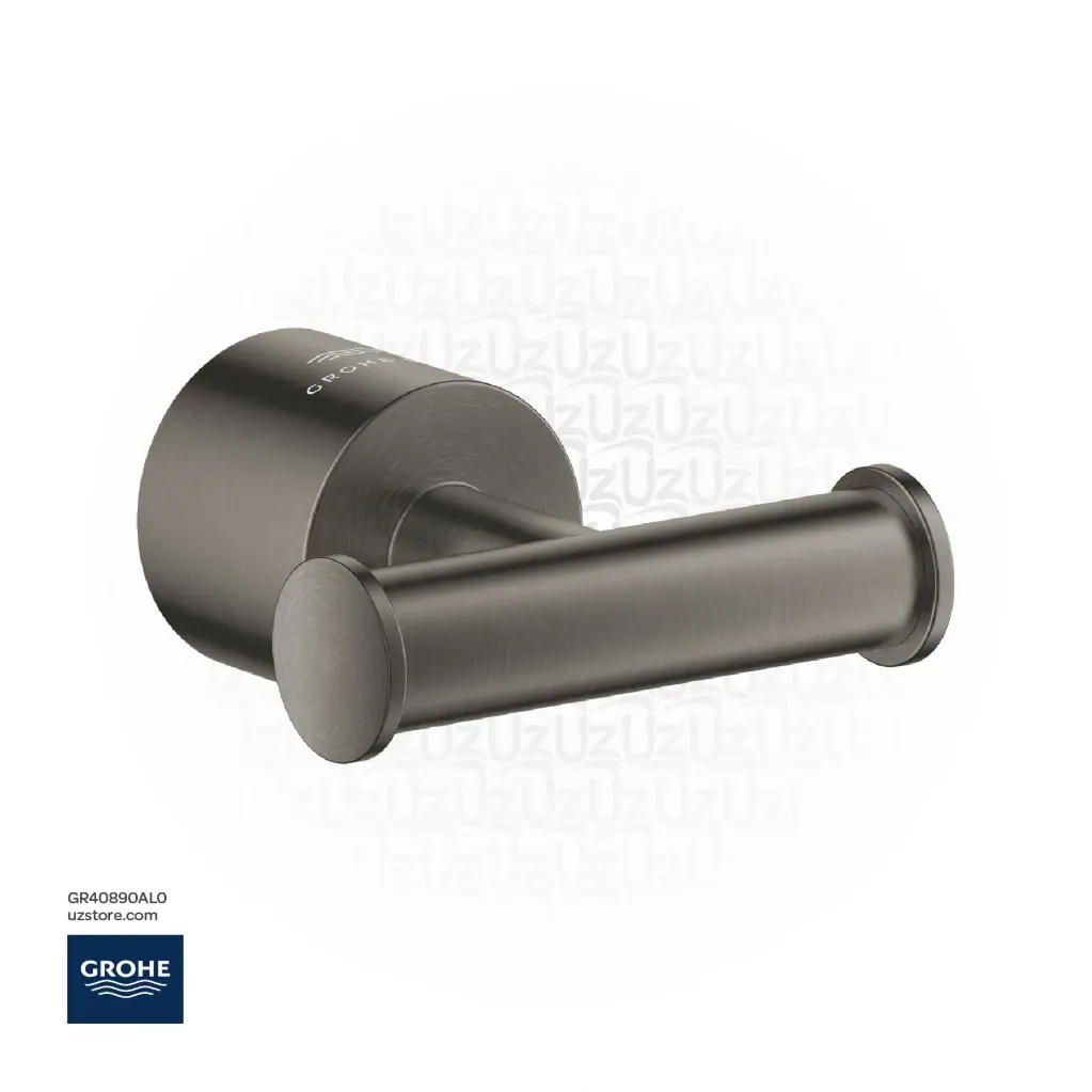 GROHE Atrio Bathrobe hook , 40890AL0 , brushed hard graphite