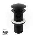 KLUDI RAK Click Clack Waste Fitting with Over Flow Hole,
Matt Black RAK22007.BK2