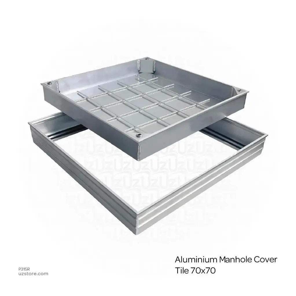 Aluminium Manhole Cover Tile 70x70 AAL/INV/005606