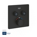 GROHE Grohtherm SmartControl Safety mixer for concealed installation with 2 valves , 102166KF00 , phantom black