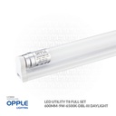 OPPLE LED Utility T8 Full set 950lm LED-U2-T8 Set-600mm-9W-6500K-dbl-III Daylight 802003004910