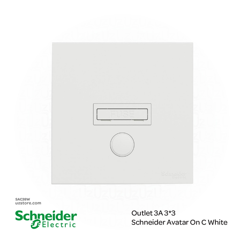 Outlet 3A 3*3 Schneider Avatar On C White