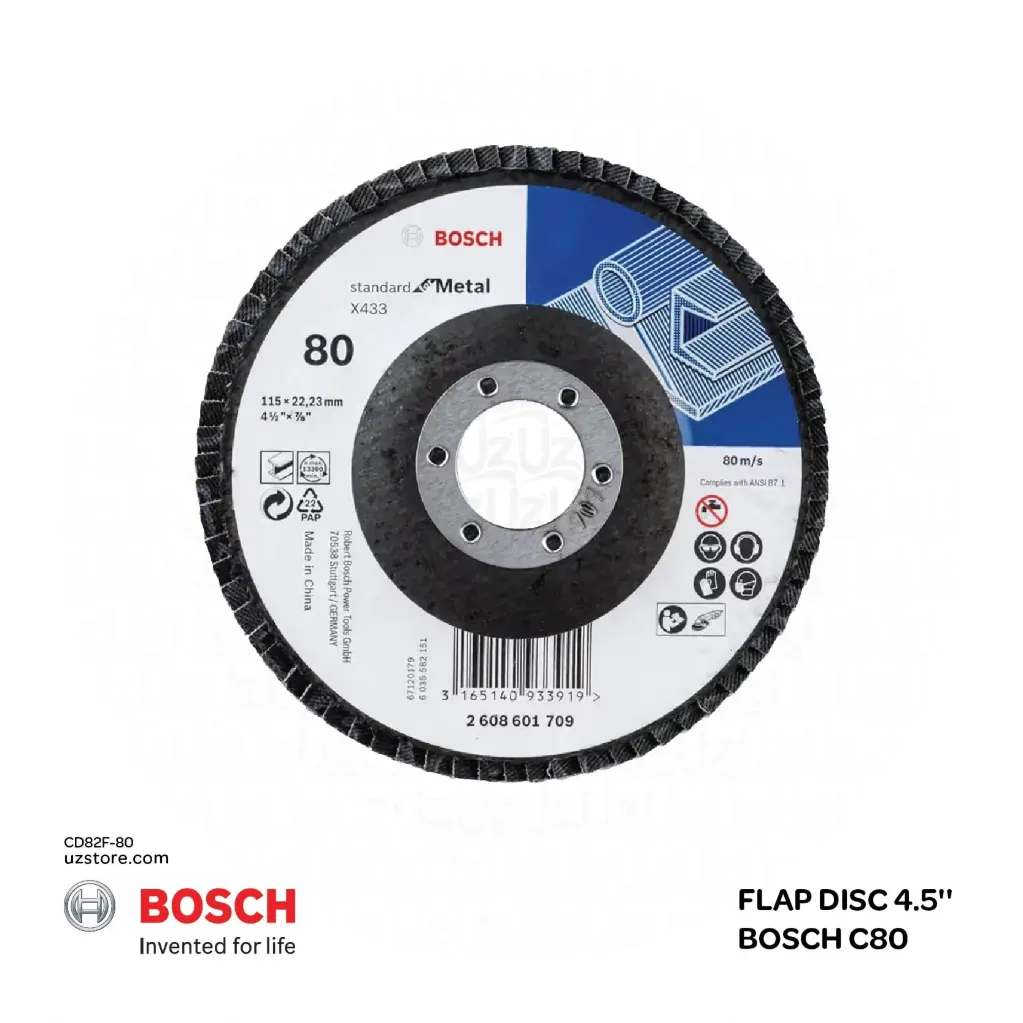Flap Disc 4.5'' BOSCH C80