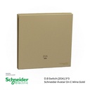 D.B Switch (20A) 3*3 Schneider Avatar On C Wine Gold