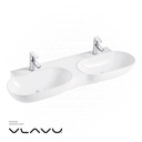 Vlavu Double Wall-hung basin Fixing to wall with back 1200*390*140mm CB.39.0035
