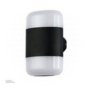 Outdoor LED light, Matt Black, 2*5W, 3000-3500K, Die casting aluminum+PC(anti UV), Sanan SMD, 100110*180MM, SH-W21019R