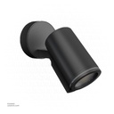 Outdoor LED light, Matt Black, Die casting aluminum+glass, GU10, 105*105*170mm, SH-W202293-1