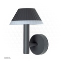 Outdoor LED light, Matt Black, 12W, 3000-3500K, Die casting aluminum+PC(anti UV), SMD, 195*172*240mm, SH-W2022111RD