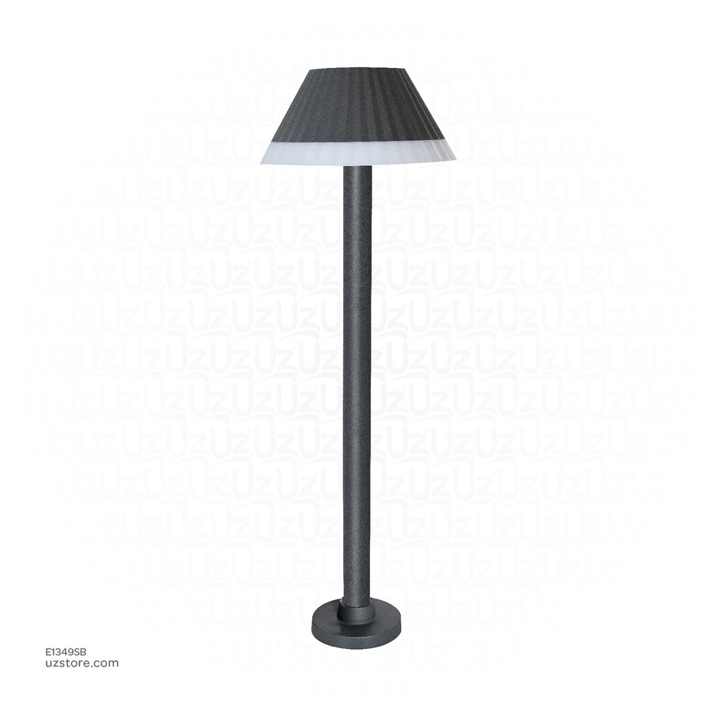 Outdoor LED light, Matt Black, 12W, 3000-3500K, Die casting aluminum+PC(anti UV), SMD, φ172*600MM, SH-2022111RD/600