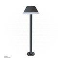 Outdoor LED light, Matt Black, 12W, 3000-3500K, Die casting aluminum+PC(anti UV), SMD, φ172*600MM, SH-2022111RD/600