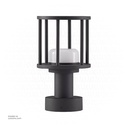 Outdoor LED light, Matt Black, 18W, 3000-3500K, Die casting aluminum+PC(anti UV), SMD, φ170*300MM, SH-202291RD/300