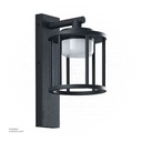 Outdoor LED light, Matt Black, 18W, 3000-3500K, Die casting aluminum+PC(anti UV), SMD, 170*212*340MM, SH-W202291RD-CB