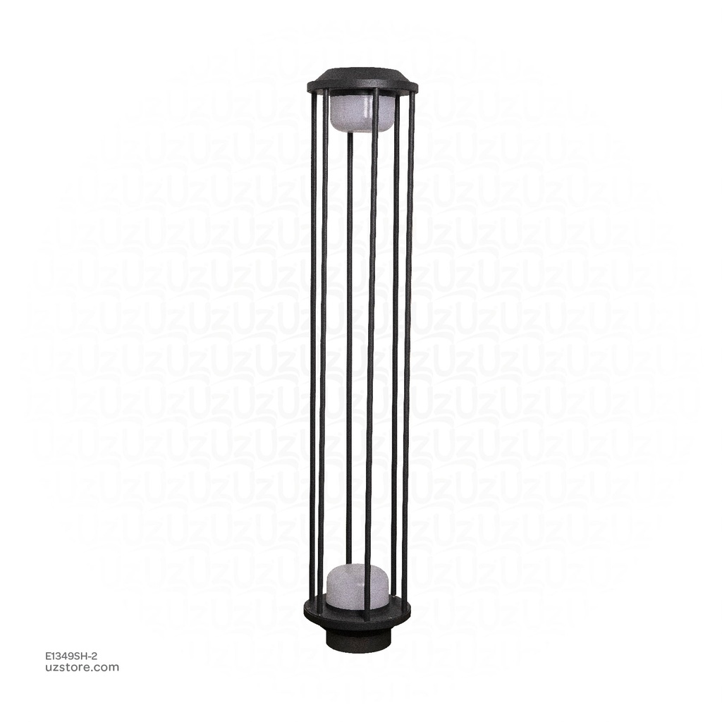 Outdoor LED light, Matt Black, 218W, 3000-3500K, Die casting aluminum+PC(anti UV), SMD, φ170900mm, SH-202291RD-2/900