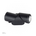 Outdoor LED light, Matt Black, 2*5W, 3000-3500K, Die casting aluminum+lens, BRIDGELUX, 80*63*180MM, SH-W0534-2T