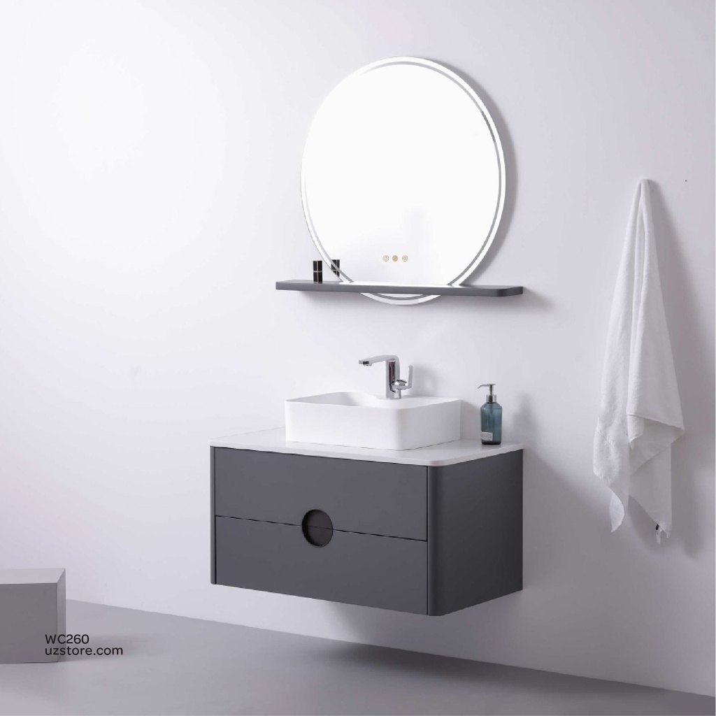 WashBasin Cabinet, Shelf and Mirror  with LED light KZA-23102090 900*500*450