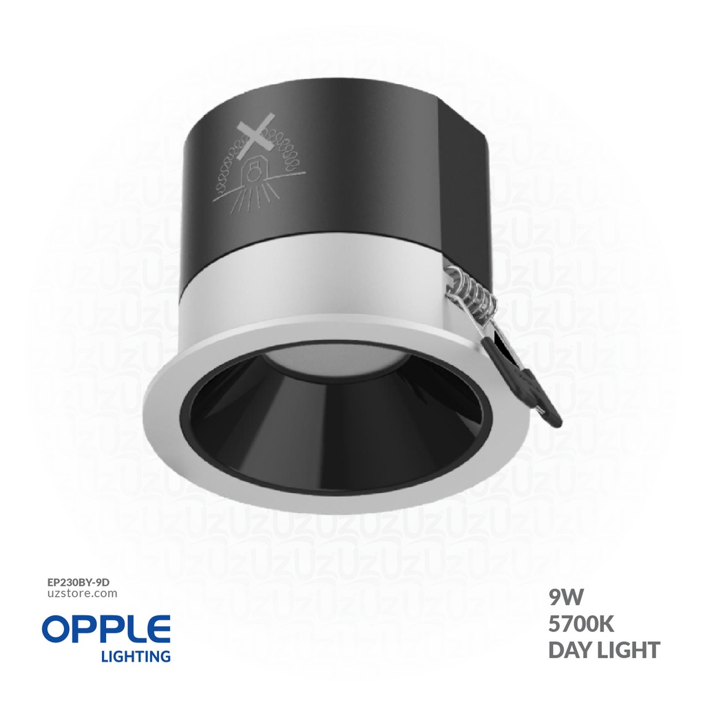 OPPLE LED Down light Rc-BY R75-BK 9W , 5700K Day Light , 540001392400