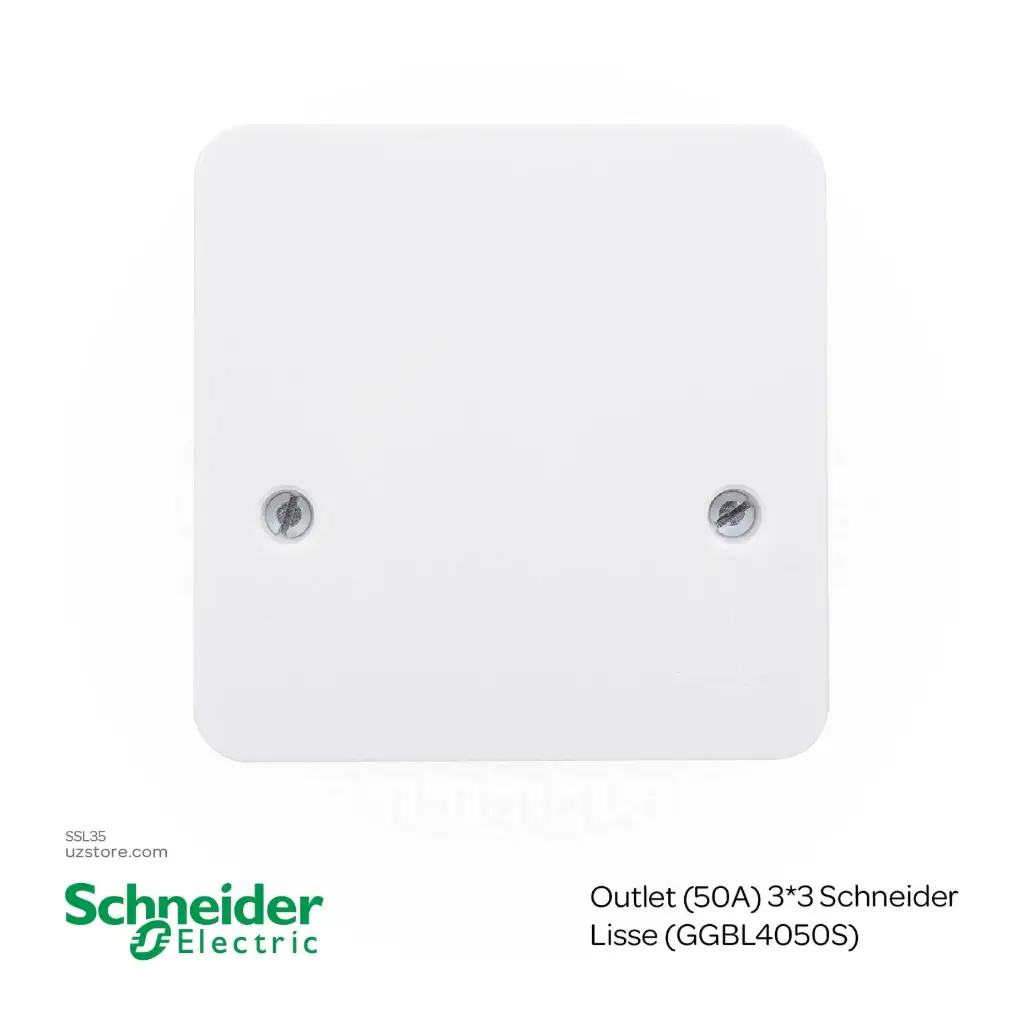 [SSL35] Outlet (50A) 3*3 Schneider Lisse (GGBL4050S)