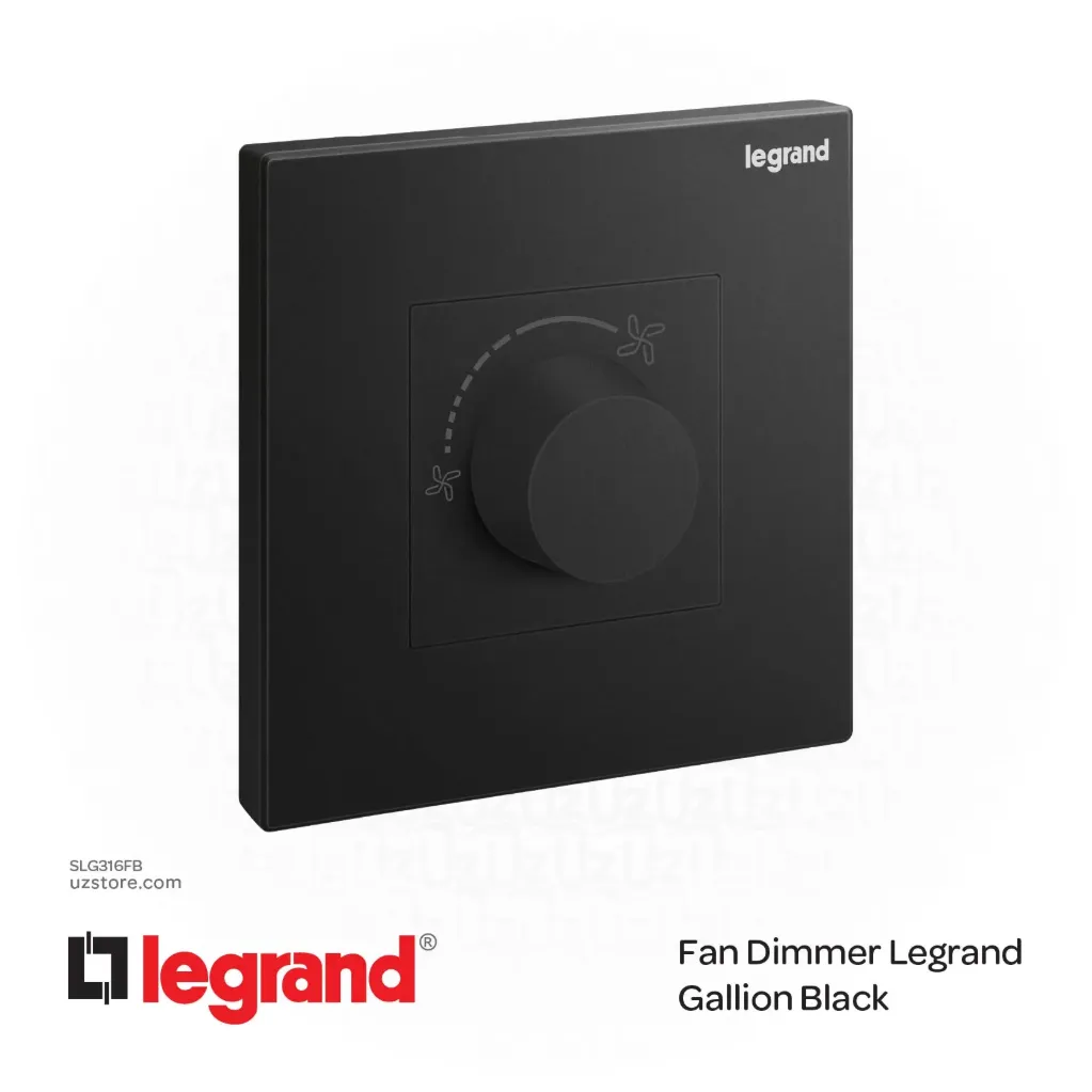 Fan Dimmer Legrand Gallion Black
