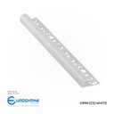 UROSHRINK Spain Tile Corner Steel Trim 171A-BL Blanco 10MM (ES) White