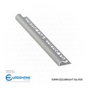 UROSHRINK Spain Tile Corner Steel Trim 171A-PB Plata Brillo 10MM (ES) Bright Silver