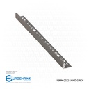 UROSHRINK Spain Tile Corner Steel Trim 183A-ARGA-12 Arena Gris 12MM (ES) Sand Grey