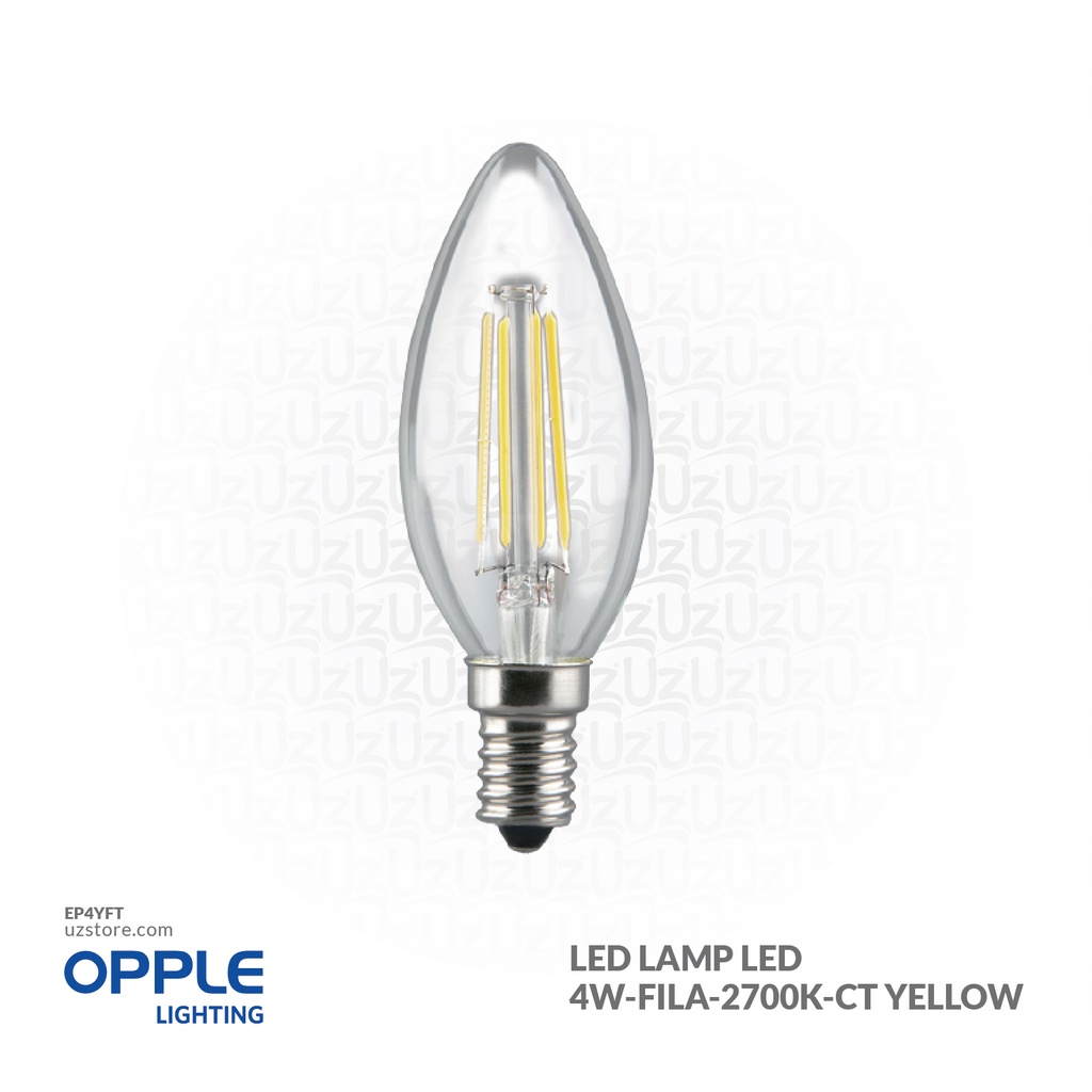 OPPLE LED Lamp LED-E-G45-E14-4W-FILA-2700K-CT Yellow 800010000112 