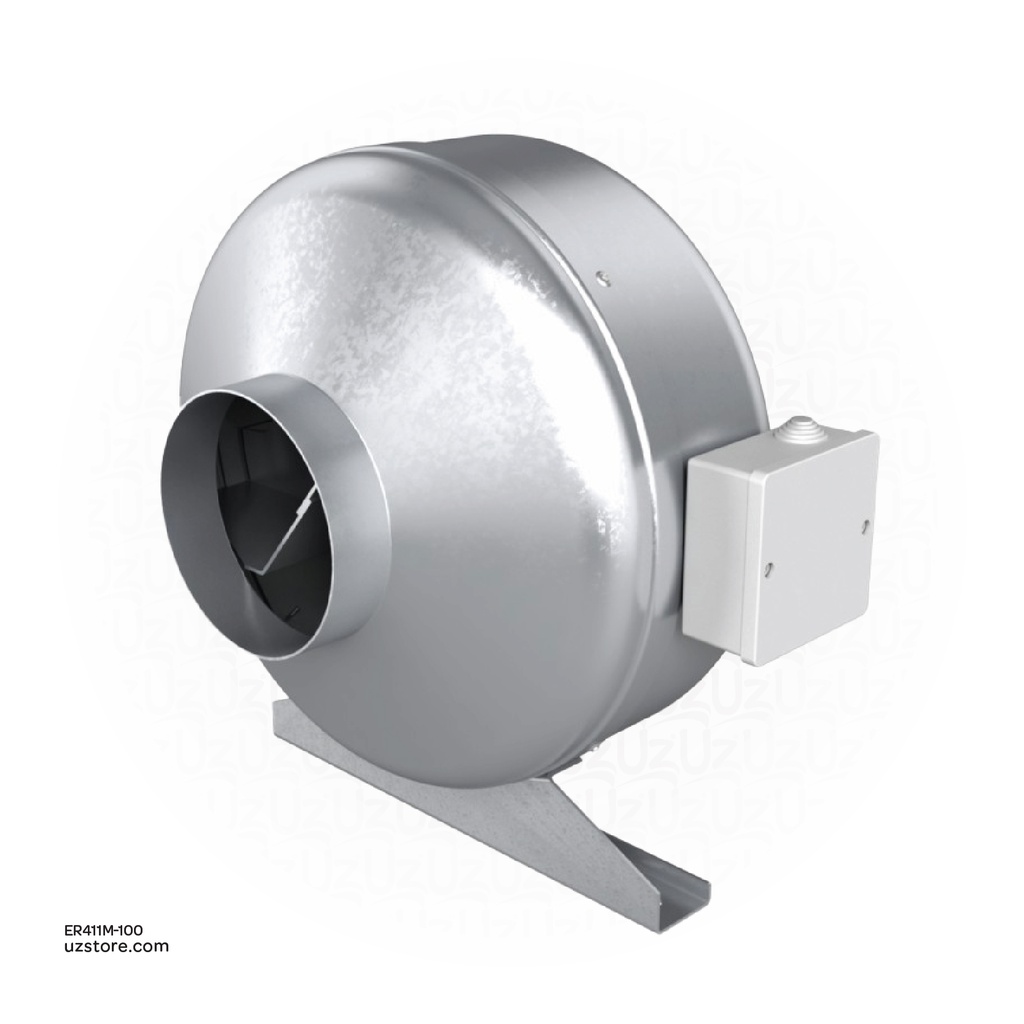 Centrifugal Inlet and Exhaust Axial duct fan galvanized Steel ERA MARS GDF 100 Made in Russia 