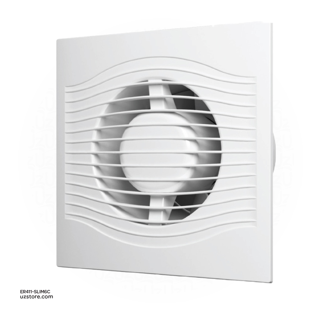 Axial fan with back flow valve BB ⌀150 ERA SLIM 6C Made in Russia 