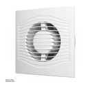 Axial fan with back flow valve BB ⌀150 ERA SLIM 6C Made in Russia 