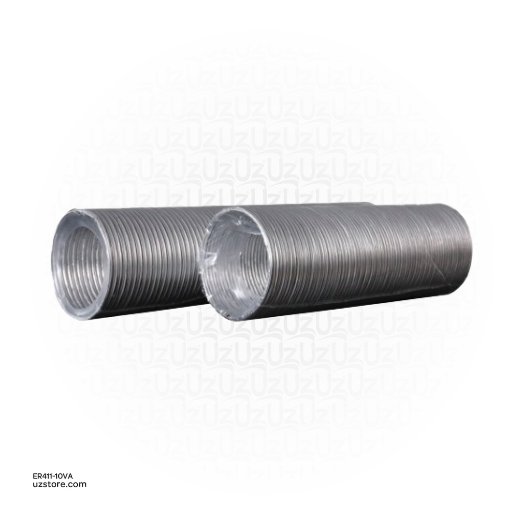 [ER411-10VA] Aluminium flexible goffered air duct L up to 3.15 Mtr D100mm ERA 10VA Ultra 3 Mtr Made in Russia