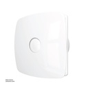 Exhaust fan BB D100 with back draught shutter ERA RIO 4C Matt white Made in Russia 