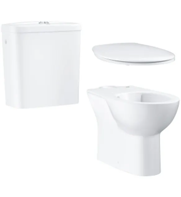 GROHE Bau Ceramic Bundle close coupled WC with horizontal outlet WG132