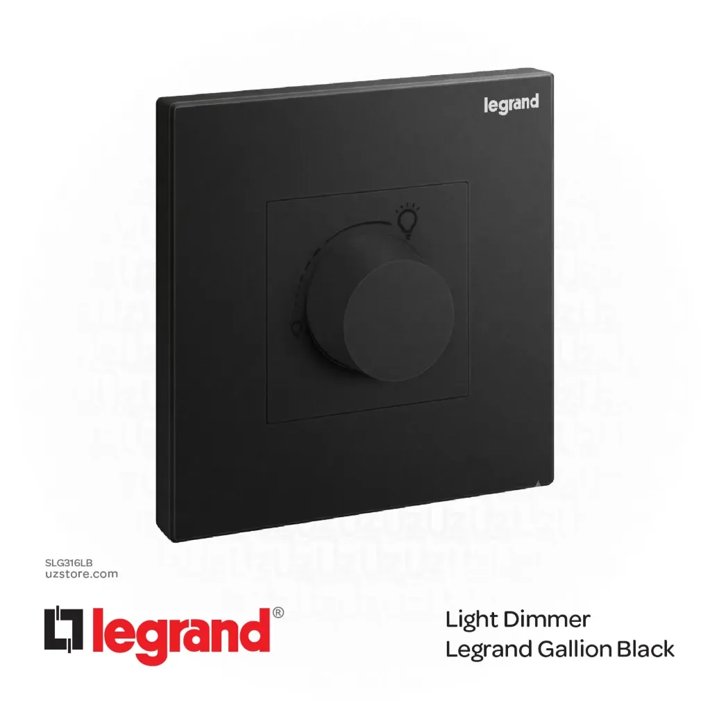 Light Dimmer Legrand Gallion Black 