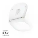 Rak Ceramic WC DLX Soft Close Seat JM05DSCQRAWHA