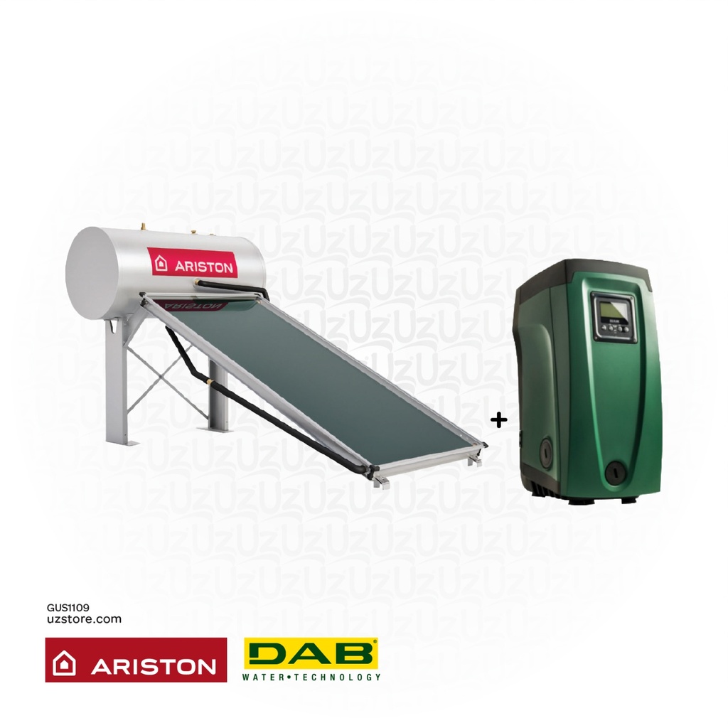 UZ Bundle 109  (200 L Ariston Solar Heater + Dab Water Pump )  