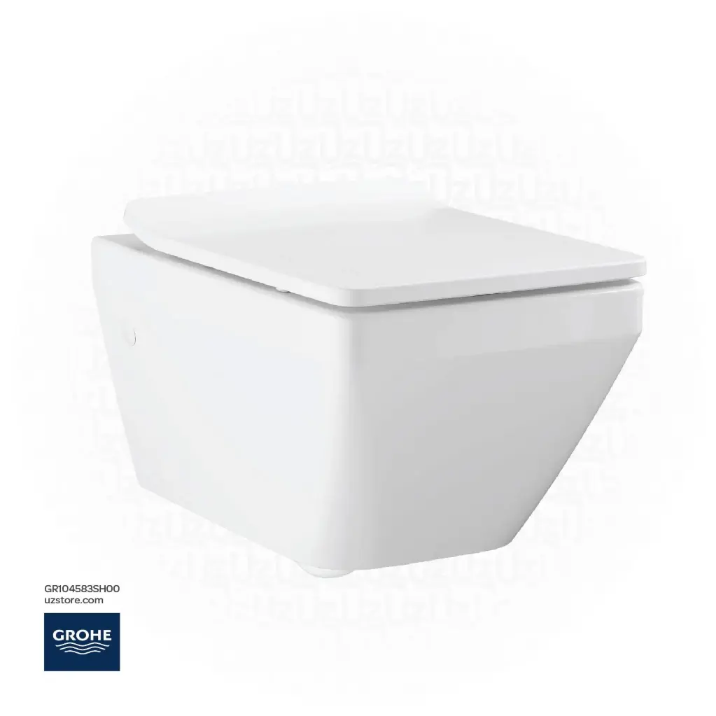 [GR104583SH00] GROHE Euro Ceramic 2.0 White Toilet SQ 2/4 Liter_ 104583SH00