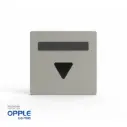 OPPLE Footlight-Cover-Gray-Glass - Model 541003486900