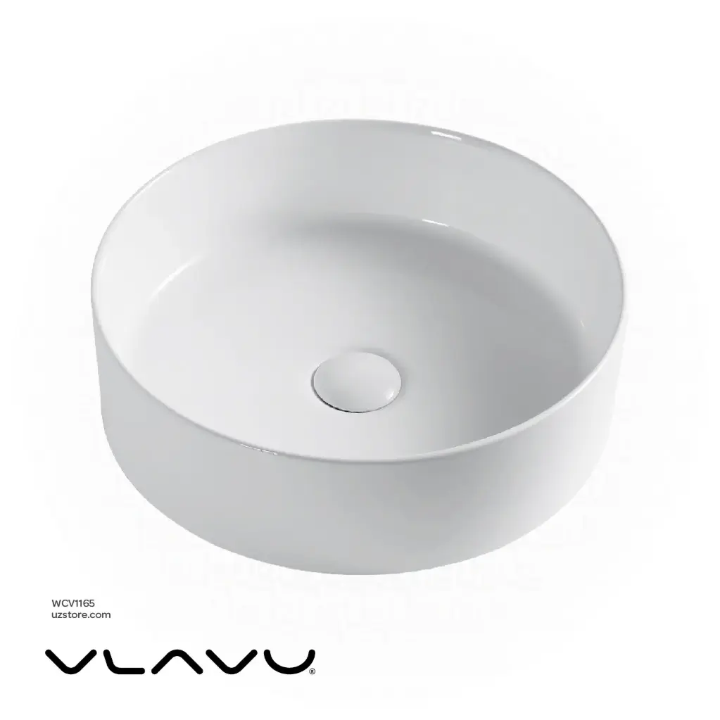Vlavu Art Basin (Above Counter) – 360×360×120mm, Glossy White – CB.18.0164-360