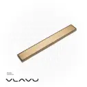 Vlavu Linear Drainer (SUS304) – Outlet 50mm (2"), Drainage Accessory, 55×400mm, Brushed Gold