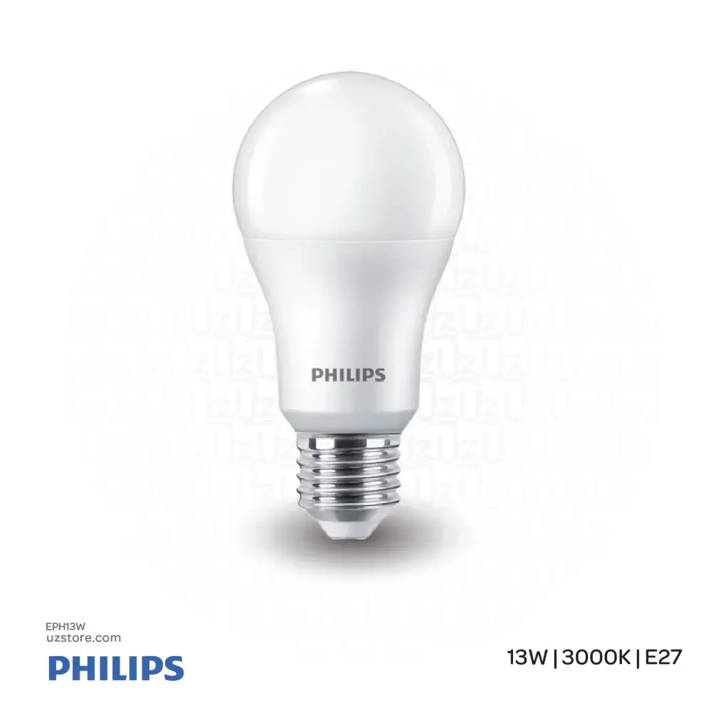 [EPH13W] PHILIPS Essential LED Lamp Bulb E27 13W , 3000K 230V 1PF/12 Warm white