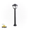 FUMAGALLI GIAFAA/ROBY Black Clear E27 LED 6W 2.7K POLE 1 Meter T20.242.000.AXFIR Made in Italy 