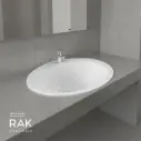 RAK Ceramic JESSICA Over Counter Basin 530 x 435 mm OC37AWHA