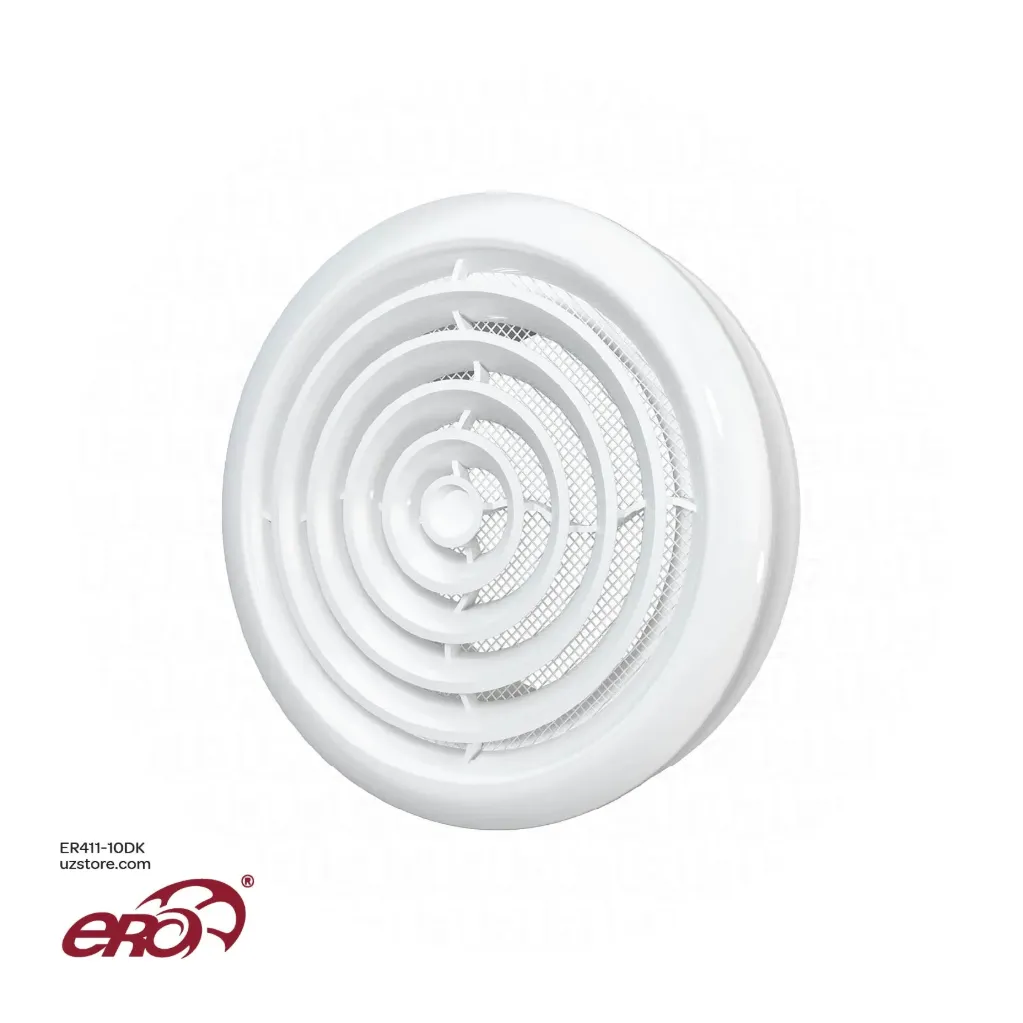 [ER411-10DK] أنيموستات هواء قابل للتعديل للإمداد والسحب مع قاعدة تثبيت بقطر 100 مم – ERA 10DK، صناعة روسية.